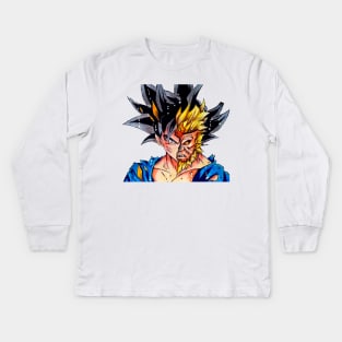 goku from dragon ball super Kids Long Sleeve T-Shirt